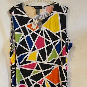 NTW Geometric sleeveless tunic 26/28